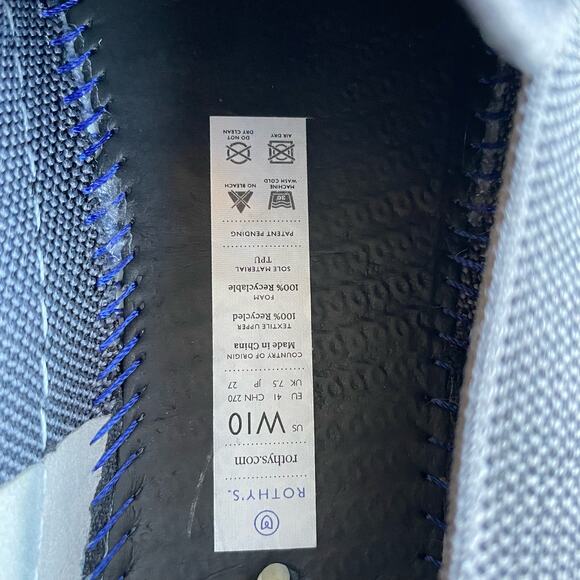 Rothy’s Women's Slip on Sneaker Comfortable Walking Washable Breathable Size 10 - Picture 5 of 12